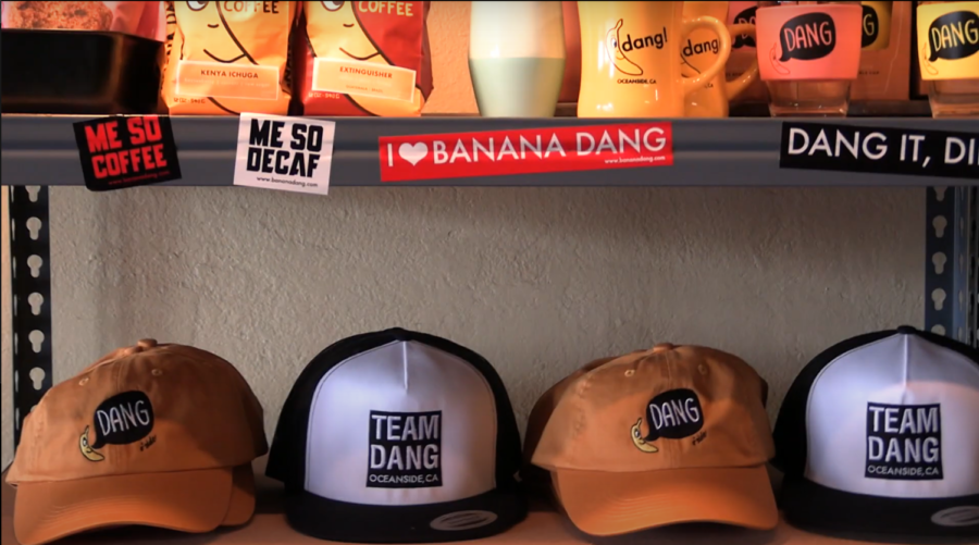 Banana+Dang+Coffee+is+a+family-owned+coffee+shop+with+a+spin.+Offering+Banana+Mocha+Frappe+and+Dirty+Banana+Mylk+coffees%2C+on+top+of+the+usual+beverages%2C+the+hearty+store+has+lots+of+its+own+merchandise+including+hats+and+coffee+grounds.