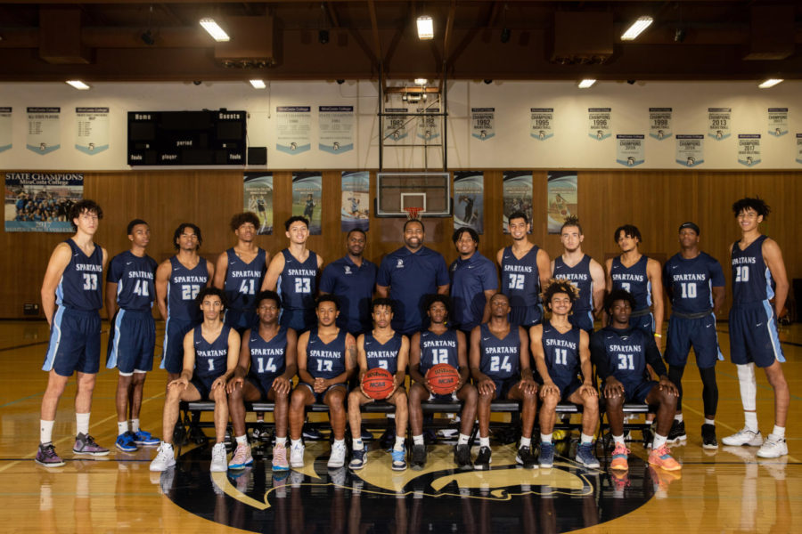 MCC's 2021-2022 Academic Year Men's Basketball team. The team set a new record by making it to the state championship for the first time since 1998.